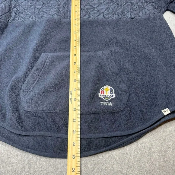 '47 Brand‎ Quilted Fleece 1/4 Snap Ryder Cup 2020 Whistling Straights Women's L - Picture 6 of 9